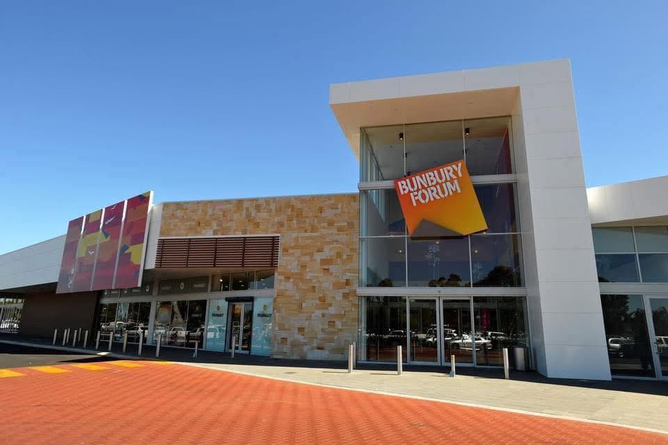 Bunbury forum shopping centre entrance