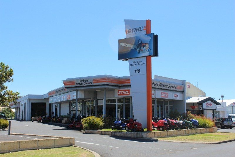Bunbury mower service storefront