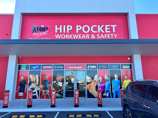 Hip pocket workwear store