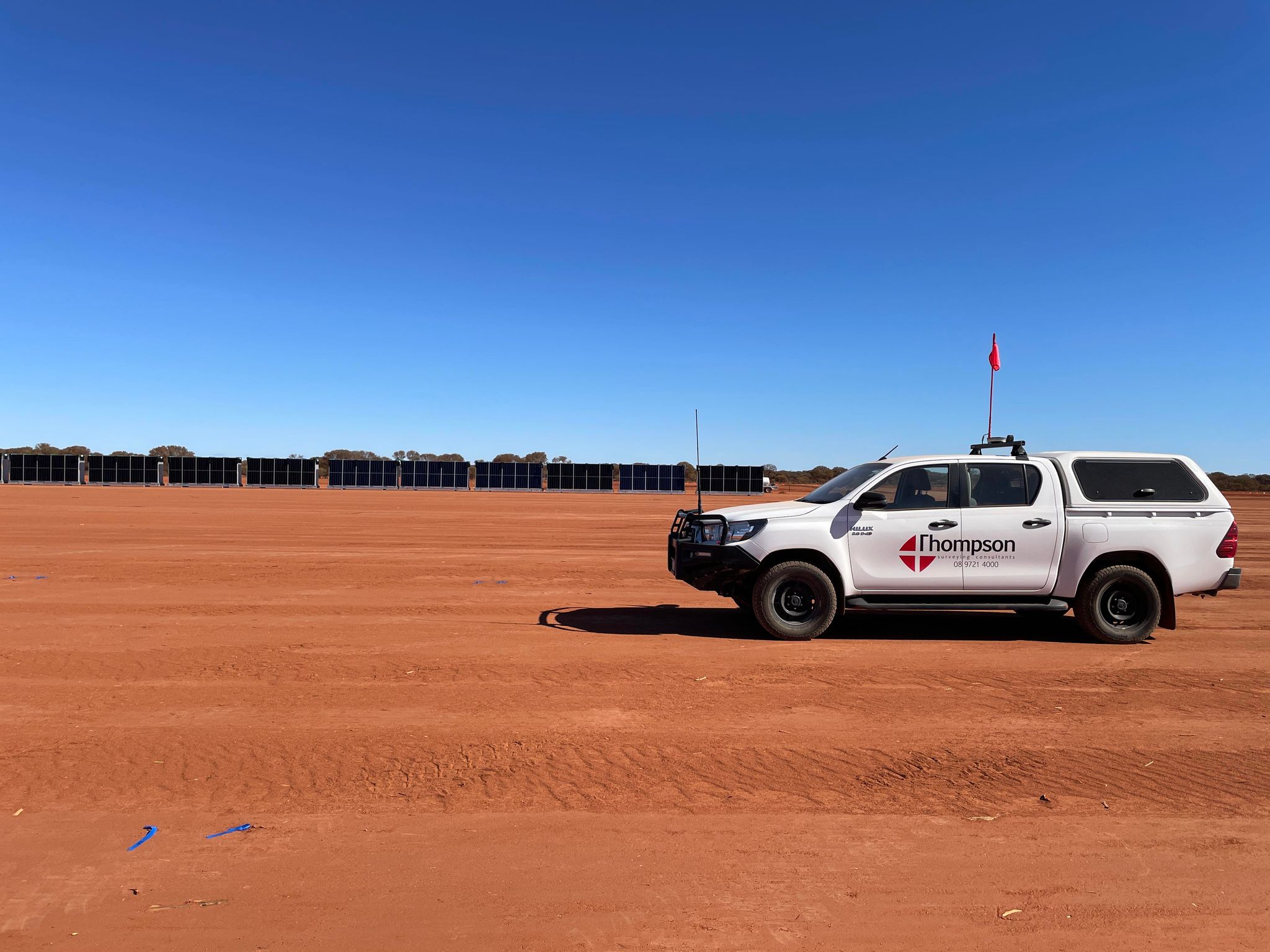 Thompson surveying site vehicle 1