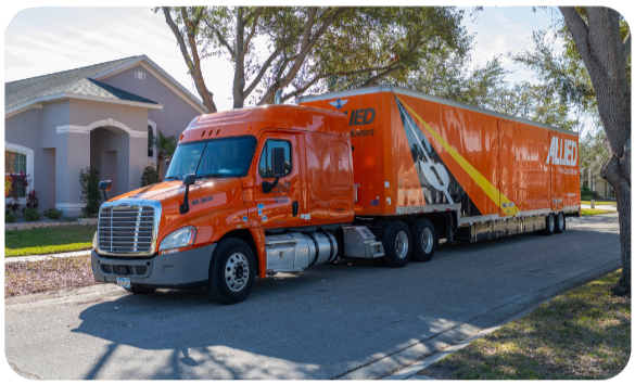 Allied careful movers truck
