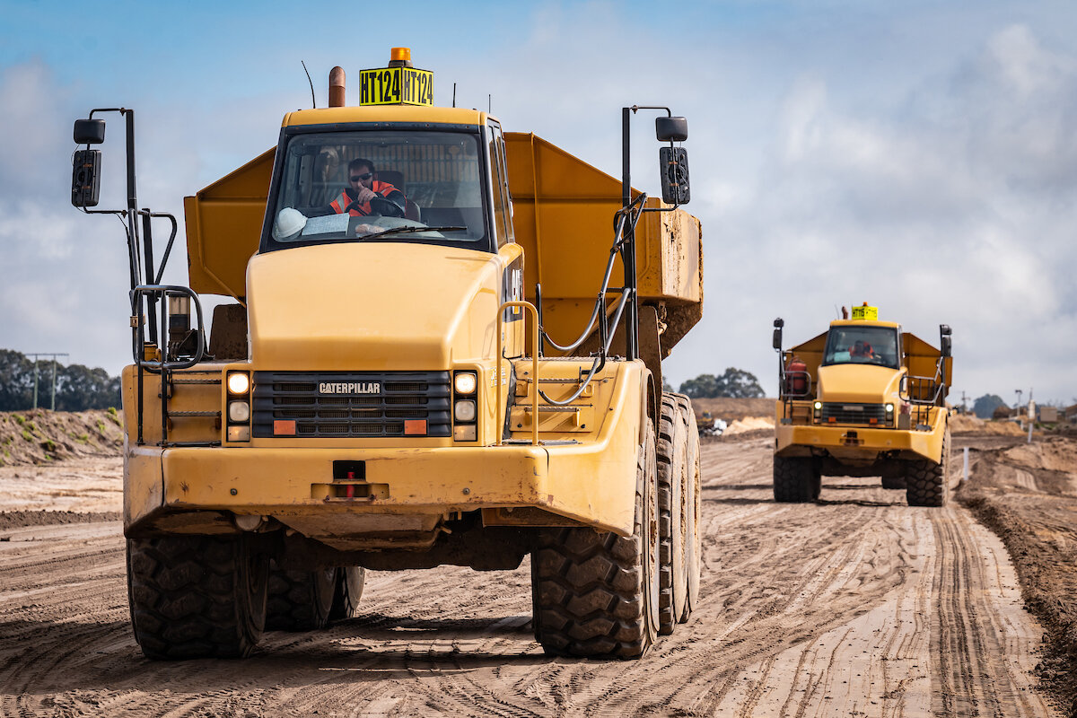 Doral mineral sands haul trucks
