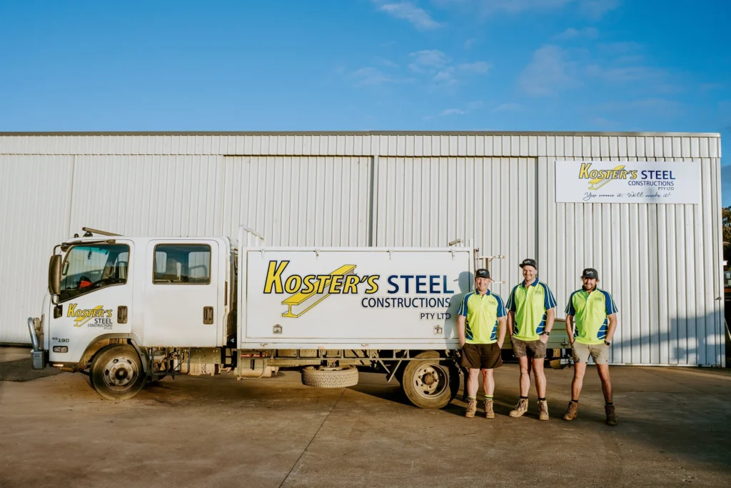 kosters-steel-construction-truck-crew Kosters steel construction truck crew
