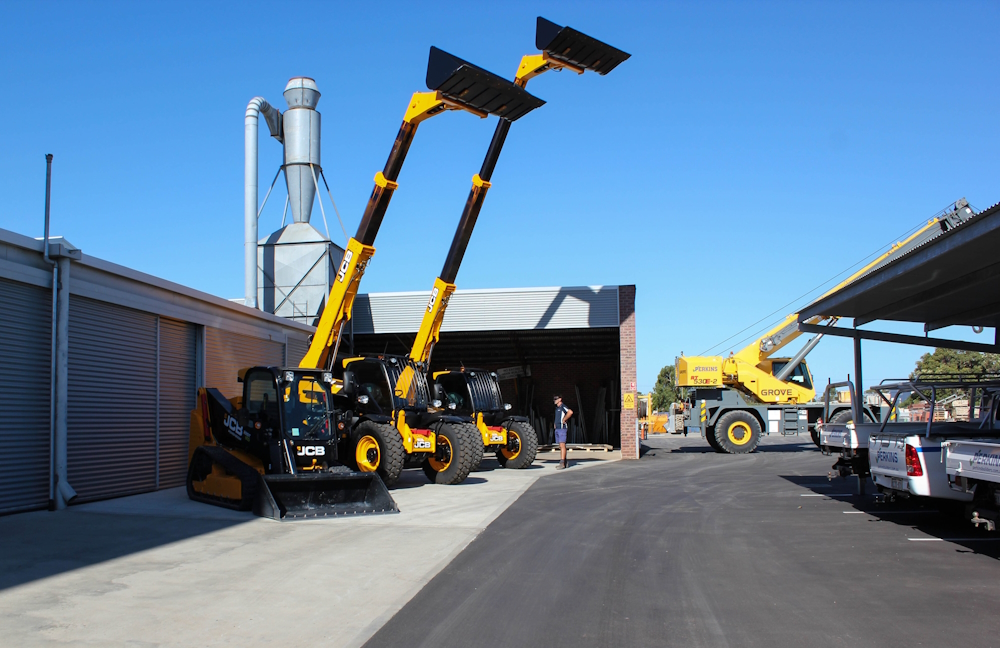 Perkins builders plant yard