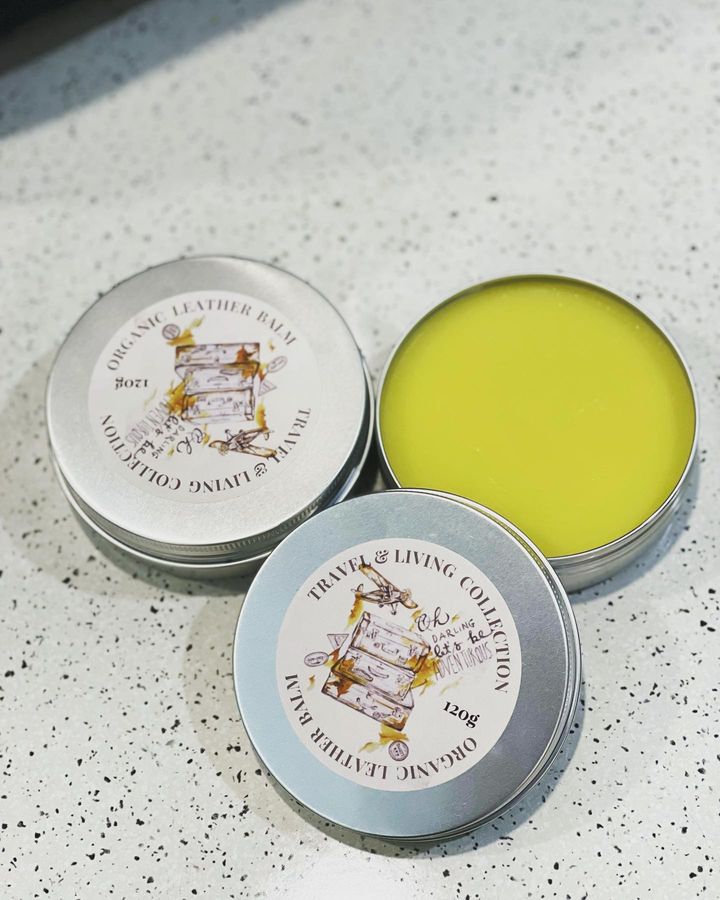 Travel living collection leather balm 1